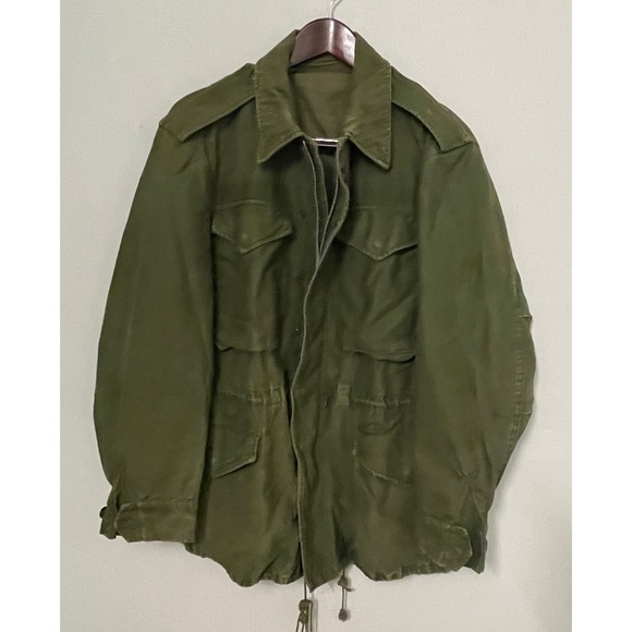 Military Other - Vintage US Military M-1951 Field Jacket Olive Drab Shade 107 Cotton Sateen Coat